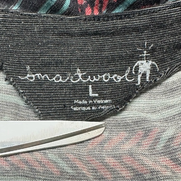 SmartWool Seven Falls Empire Adjustable Strap Dress Merino Wool Geometric Black - Picture 3 of 13